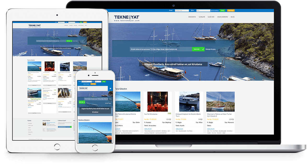 TEKNE&YAT | Web Tasarım