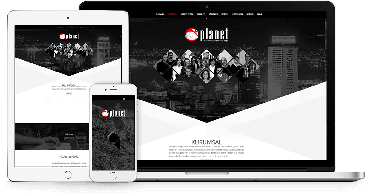 PLANET YAZILIM | Web Tasarım