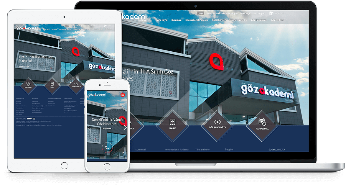 ÖZEL GÖZAKADEMİ HASTANESİ | Web Tasarım