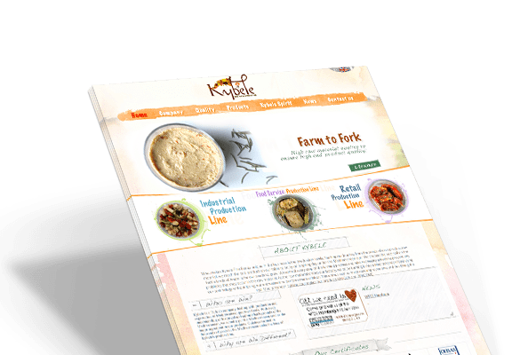 KYBELE FINE FOODS | Web Tasarım